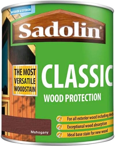 Sadolin Classic All Purpose Woodstain Mahogany 1 Litre