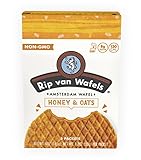 Rip Van Wafels Snack Wafels, Honey and Oats, 1.2oz, 5 Count