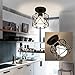 Create for Life® Retro Vintage Industrial Mini Painting Metal Rustic Flush Mount Ceiling Light Pendant Light for Hallway