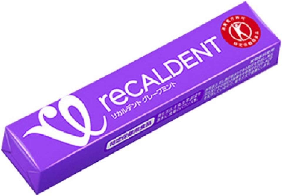 Kraft Recaldent Grape Mint Chewing Gum By Foods Japan 14 Pcs Amazon.co.uk Grocery
