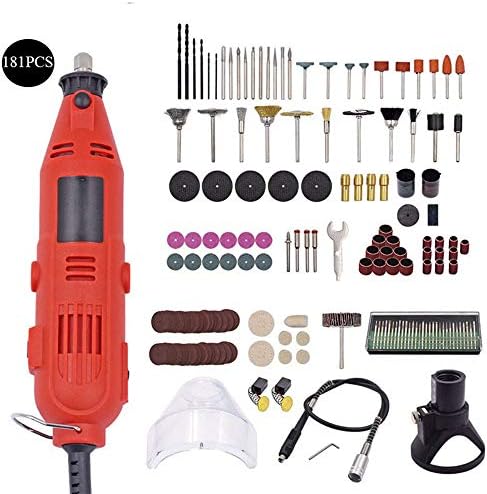YUWEN 220V Electric Mini Drill Engraver Variable Speed Rotary with Flexible Shaft Accessories Power Tools