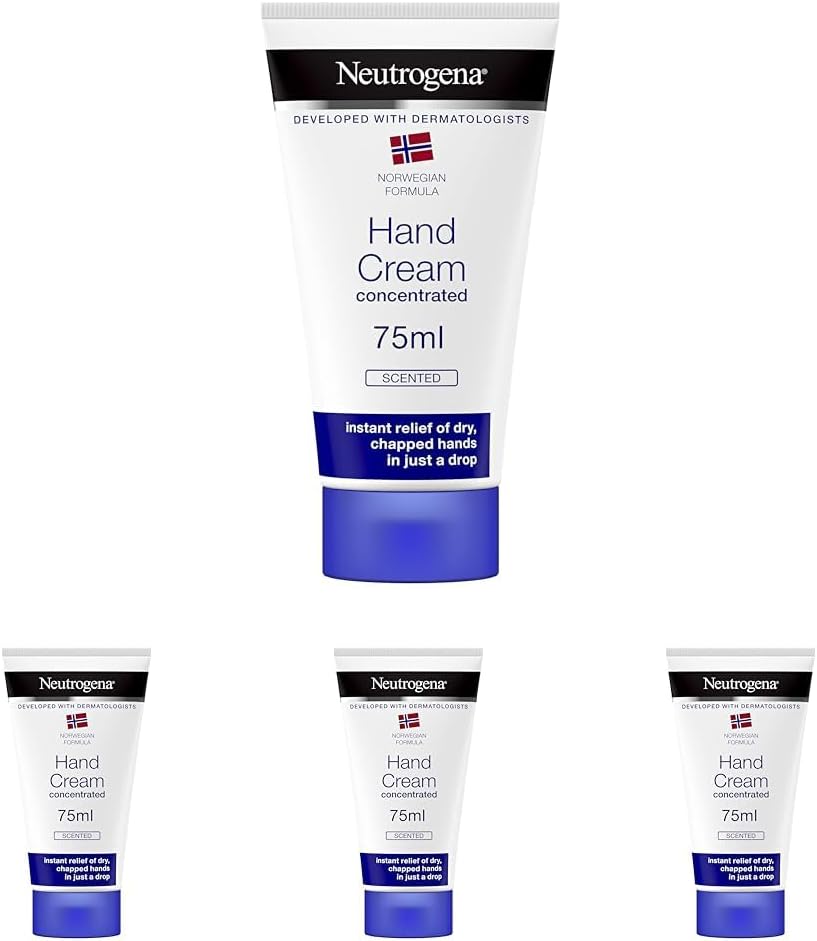 Neutrogena Norwegian Formula Concentrated Scented Hand Cream 4x75ml