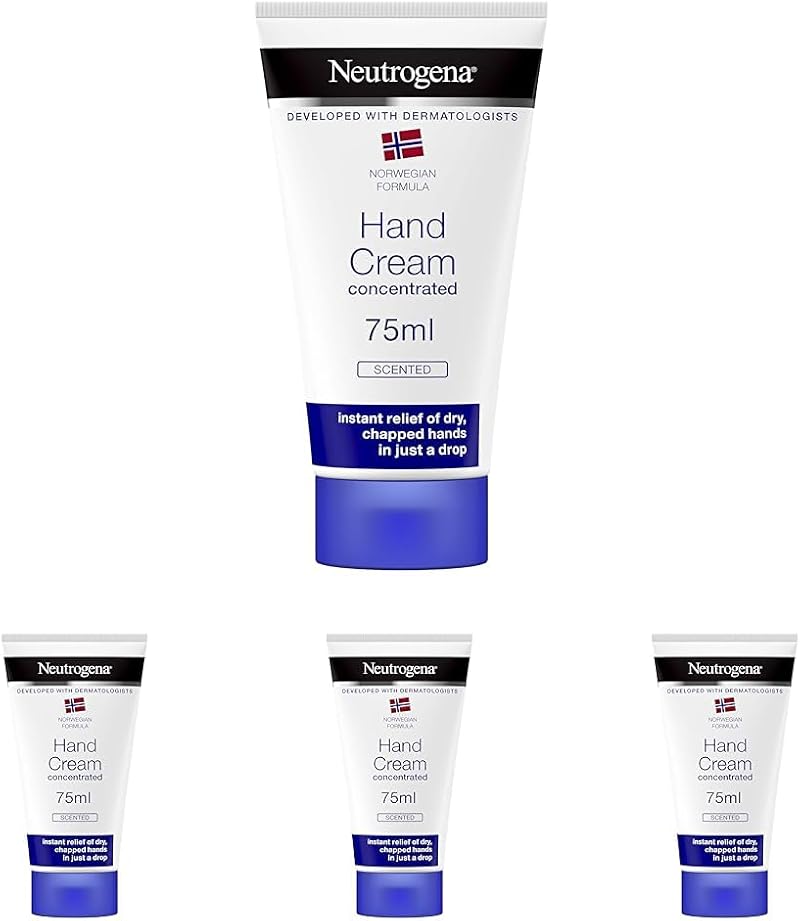Neutrogena Norwegian Formula Concentrated Scented Hand Cream 4x75ml