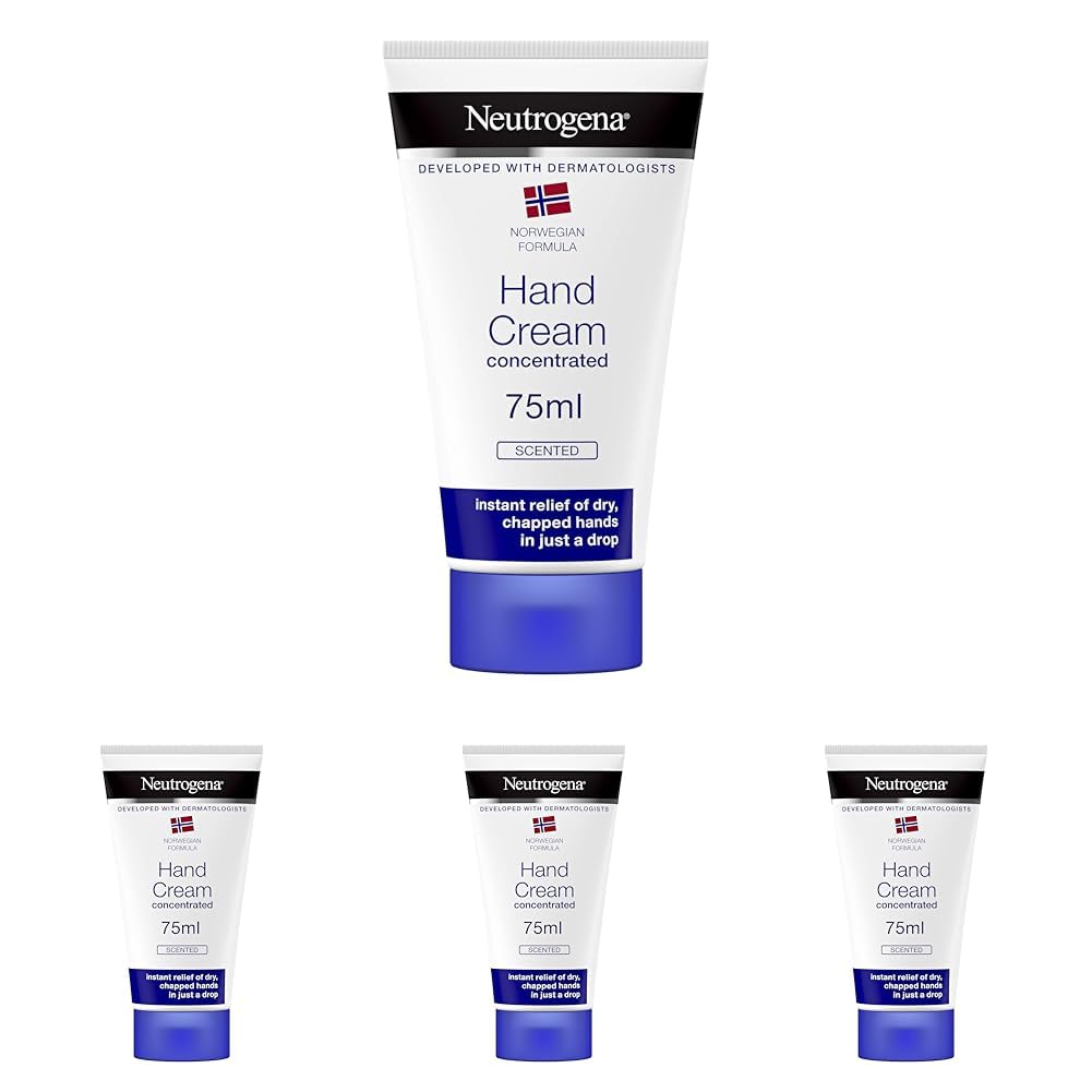 Neutrogena Norwegian Formula Hand Cream, 75 ml (Packaging May Vary) (Pack of 4)