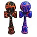 KENDAMA TOY CO. | 2 Pack | Pocket Size Mini Kendama (not Full Size) | Solid Wood Ball and Cup Coordination Toy | Blue/Orange Black/Orange Bundle