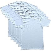 Kirkland Men's Crew Neck White T-Shirts (Pack of 6), Variety (3XL, White)
