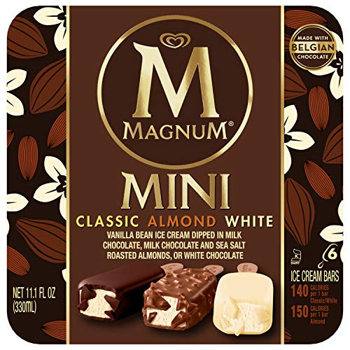 Magnum Mini Ice Cream Bars, Classic, Almond and White, 6 ct - Thumbnail 3