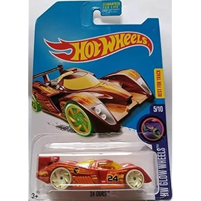 Hot Wheels 2017 HW Glow Wheels 24 Ours Red Australia Ubuy