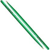 Zildjian 5ACWDGG 5A Acorn Wood Neon Drumsticks - Green | 5A Acorn wood with neon green finish for studio sessions, live performances and stage presence