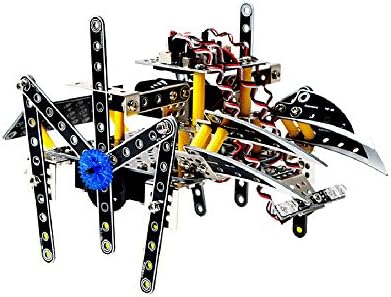 ROBOWANG SPIDER BOT - Remoted Control R/C Robot with Four LEDs, Developing Creativity