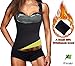 Firstr Women's Body Shaper Hot Sweat Slimming Sauna Vest Neoprene Shapewear Fat Burner Weight Loss Black (Black, XXX-Large)