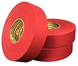 3 Rolls of Comp-O-Stik RED Hockey Lacrosse Bat Cloth Stick Tape ATHLETIC TAPE (3 Pack) Made In The U.S.A. 1