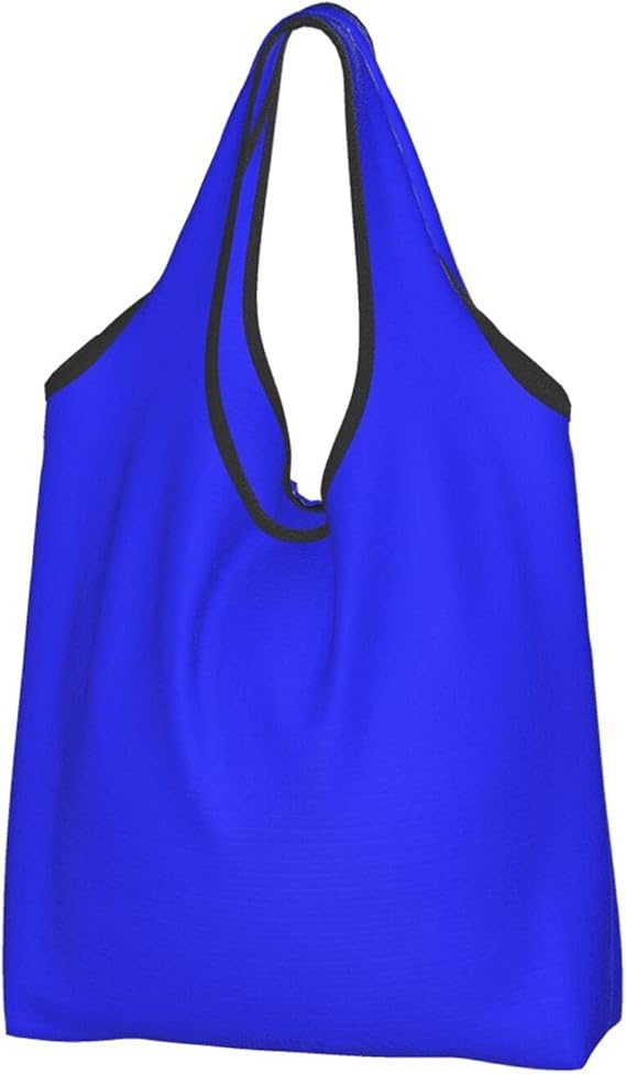 Reusable Grocery Bags Shopping Bags Blue Bright Electric Blue Neon Blue