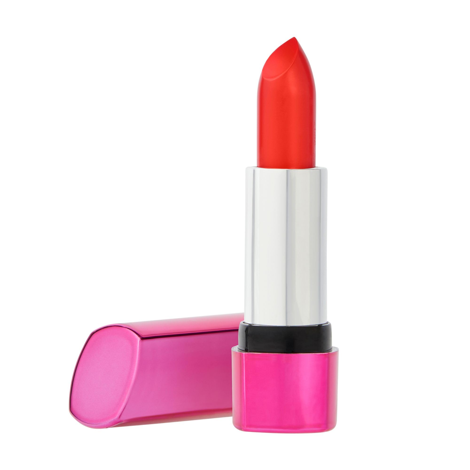 Sleek MakeUP Luxe Lip Satin Lipstick, Highly Pigmented, Hydrating, Creamy Formula, 100% Vegan, Strut (Coral)