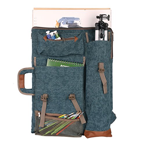 3 Transon+Portfolio+Artist+Backpack+Turquoise