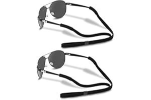 HALF CRESCEN Glasses Strap (Pack of 6) Glasses Holder, Soft Elastic Nylon Sunglass Strap for Men Women