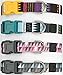 Friends Forever Dog Collar with Pattern Design Nylon Adjustable (Large, Tribal Teal)