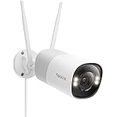 REOLINK 4K Security Camera Outdoor, Wi-Fi 6, 5X Optical Zoom, 8MP Color Night Vision, Human/Vehicle/Animal Detection, Perimeter Protection, IP67 Waterproof, Two-Way Audio, Remote Viewing, RP-WCB8MZ