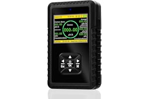 AOTIQUAL Professional Geiger Counter Nuclear Radiation Detector with 5 Alarm Types LCD Display US National Standard, Beta Gamma X-ray Portable and Multifunction