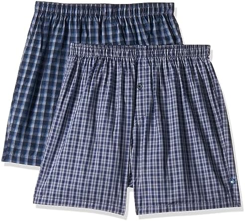Jockey Men's Cotton Boxers (Pack of 2) (Colors May Vary