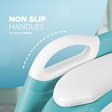 KIDOOLA Adjustable Potty Ladder Seat with Steps Handle Teal view 6