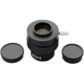 AmScope AD-C20 0.5X C-mount Lens Adapter for Video Camera Microscopes | 0.5X C-Mount Lens Adapter Designed for Video Camera Microscopes