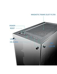 darkFlash ATX Mid-Tower - Maletín para ordenador de sobremesa