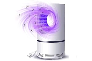 OMO BRIRILINE Bug Zapper, Electric Mosquito & Fly Zappers/Killer - Insect Attractant Trap Powerful Bug Zapper Light, Hangable Mosquito Lamp for Home, Indoor, Outdoor, Patio (White)