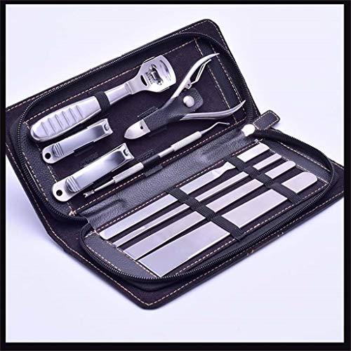 Aviat 9Pcs Beauty Manicure Pedicure Set Stainless Steel Nail & Professional Grooming Business Gift Kit Removal Beauty Tools Set