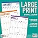 Summit Avalon 2017 Calendar 12 x 12 Wall Basic Large Print (82387)