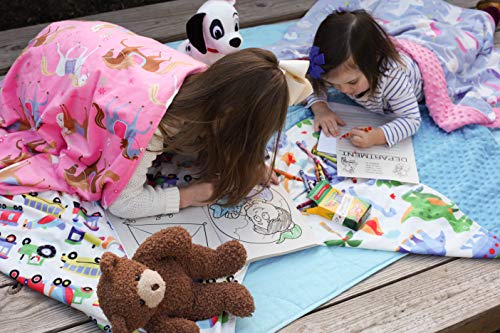 image for Wildkin Plush Throw Blanket for Toddler Boys and Girls, Super Soft and