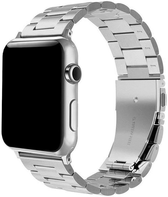 SWAWS Compatible with Apple Watch Metal Band 42mm Stainless Steel Watch Band for