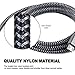 Micro USB Cable, Bestfy 10 Feet Extra Long Nylon Braided USB 2.0 A Male to Micro B Sync & Charging Cable Cord for for Android/Samsung/Windows/MP3/Camera and More (3Pack, Black)