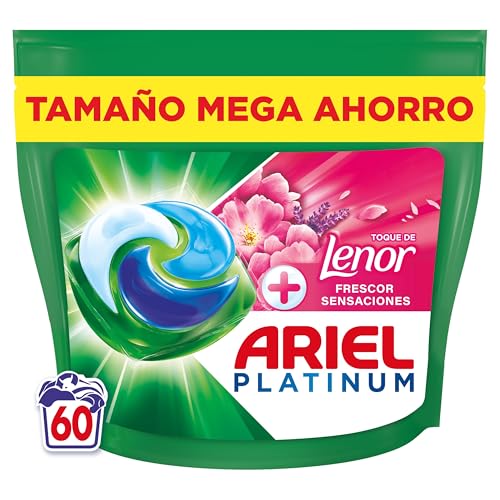 PODs Platinum, Detergente Líquido En Cápsulas Frescor Sensaciones Cápsulas, 60 Lavados