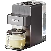 Joydeem Automatic Soymilk Maker Machine, Hot Cooking Blender for Soymilk, Nutmilk, Paste, Baby Food and Juice, 300-600ml Adjustable Capacity, Gray, JD-PB270, 800W