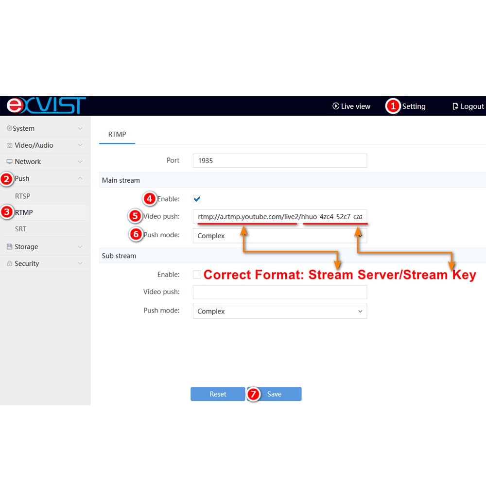 EXVIST H.265 1080P PoE HDMI Video Encoder W/SD Card Slot Max. 128G DDNS HTTP RTMP RTSP SRT TS UDP Compatible with ONV/HK Private Protool for IPTV Live Streaming to YouTube Facebook Vimeo
