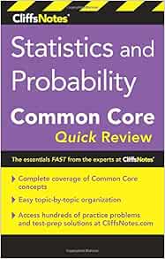 Amazon Com Cliffsnotes Statistics And Probability Common Core Quick Review 9780544734128 Alikhani M S Malihe Books