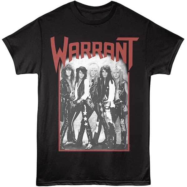 Maglietta Uomo New Warrant Cherry Pie Rock Band - 100% Cotone, Taglie Dalla S Alla 3XL