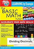 BASIC MATH TUTOR DIVIDING DECIMALS / (MOD)         image