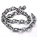 ZICOME 6-feet Plastic Grey & Black Chain Links Costume Accessory Halloween Decoration (Old)