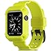 Camyse Compatible Apple Watch Band 42mm Case, Shockproof Rugged Protective Cover with Bands Stainless Steel Clasp for iWatch Apple Watch Series 3, 2, 1 Sport Edition for Men Women grils boys - Yellow