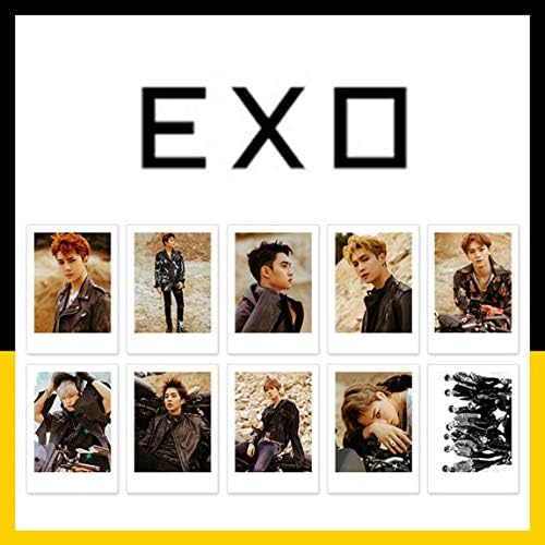 SMIAO Exquisite Gift 10Pcs Kpop Exo Don T Mess Up My Tempo Paper Lomo Photo Card Autograph Photocard(None EXO)