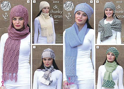 aran knit hat and scarf