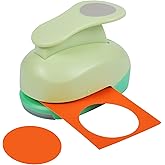 UCEC Hole Punch, Paper Punch, 1.5 Inch Circle Punch, Hole Puncher Shapes, Large Paper Punches for Crafting Scrapbooking Craft Handmade Cards Arts Fun Projects