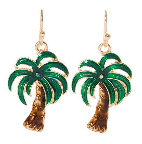 tropical statement earrings