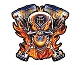 Magnet Skull Pistons on Fire - Magnetic vinyl