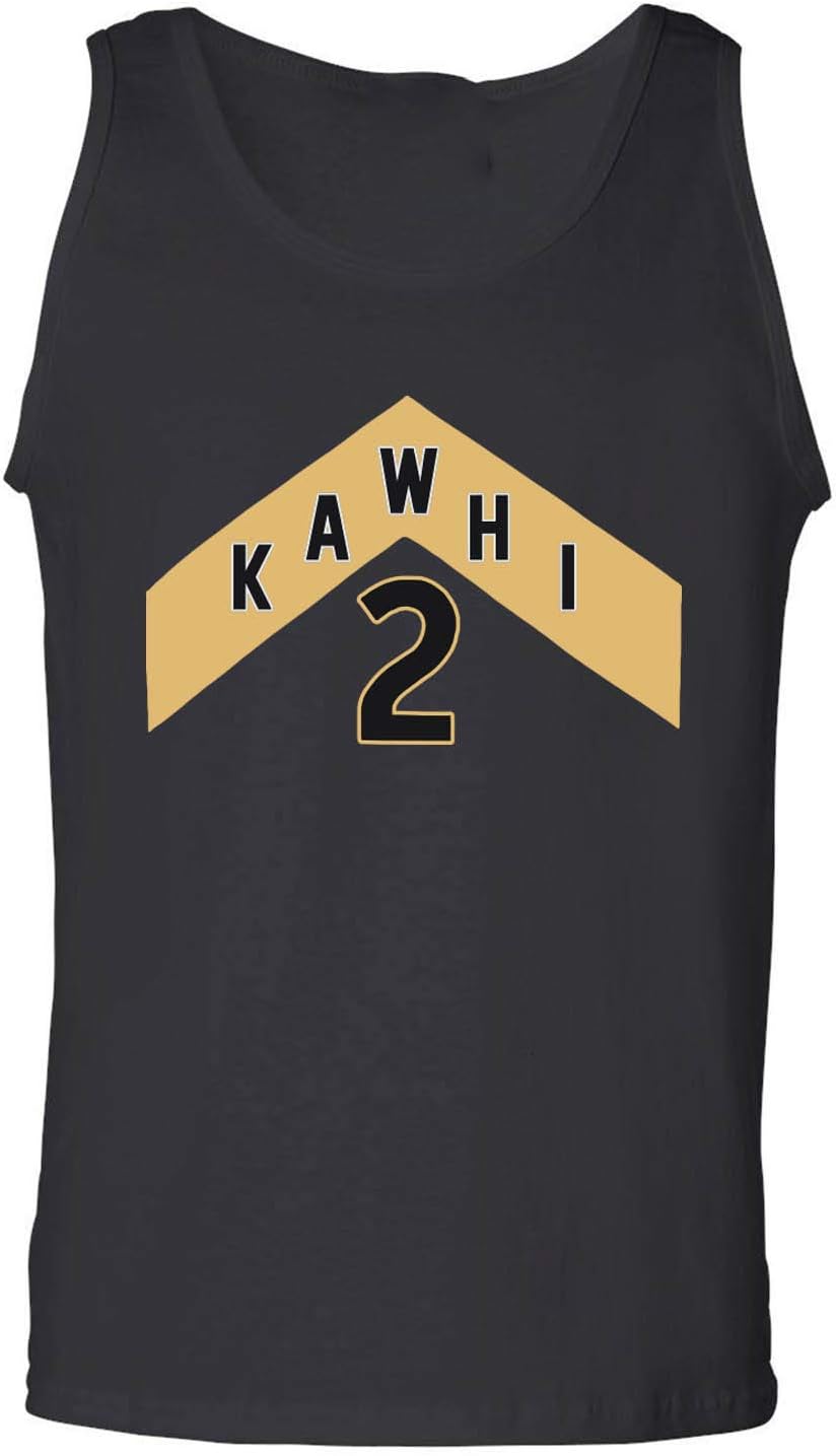 Black Toronto Kawhi We The North Jersey Logo Tank Top