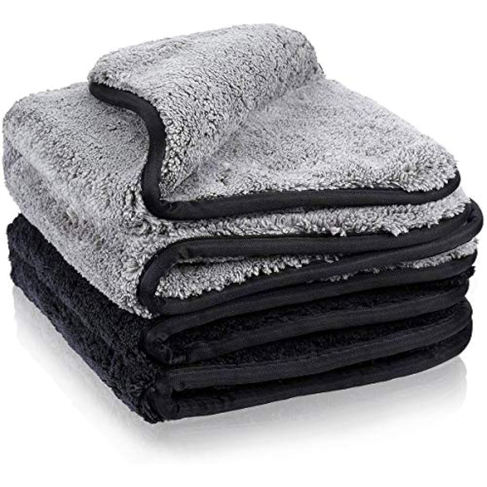1200GSM Microfiber Chamois Cleaning Cloths Lint Free Dual Layer Ultra