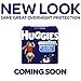 HUGGIES OverNites Diapers, Size 3 (16-28 lb.), 92 ct, Overnight Diapers, Giga Jr pack