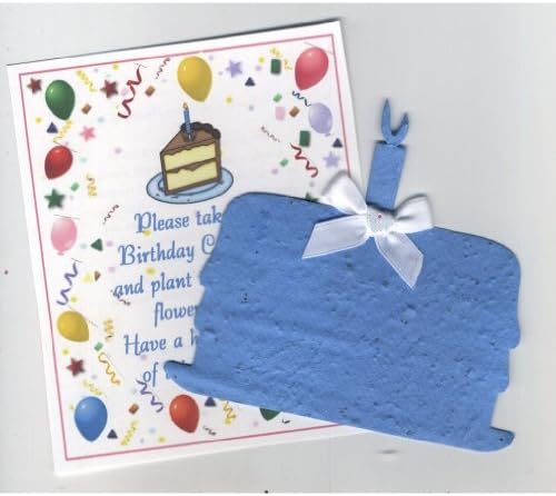 Set of 5 Plantable Birthday Party Favors